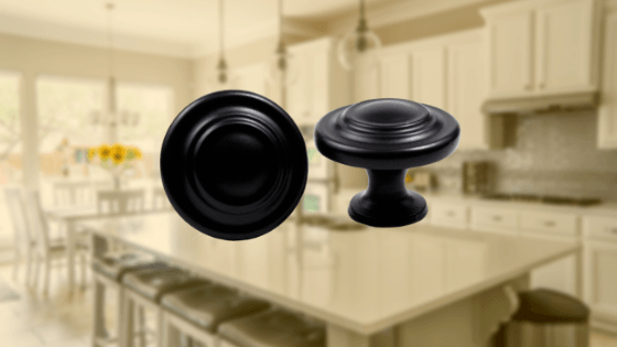 Install hardware on your kitchen cabinets while refinishing